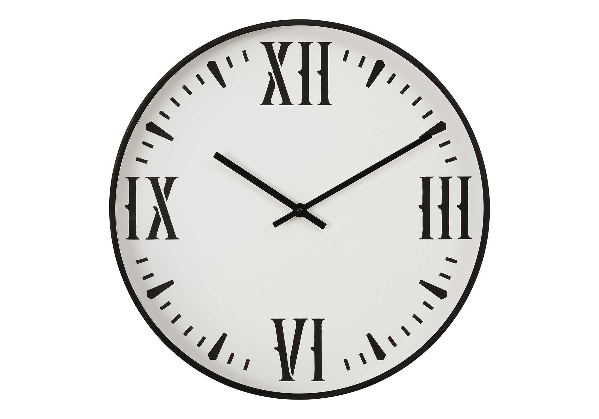 CLOCKS - 20"DIA / WALL CLOCK / WHITE